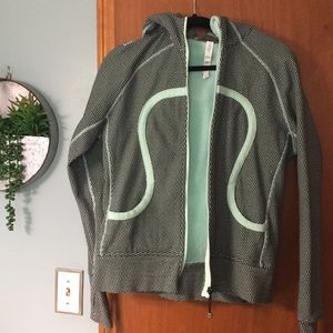 Zip up scuba hoodie